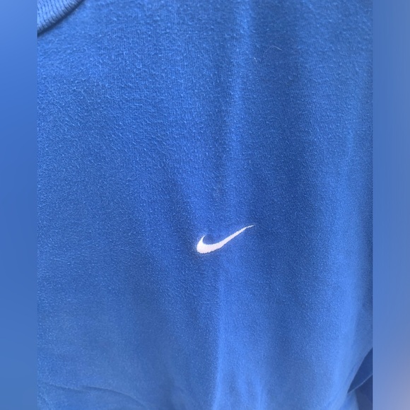Rare Vintage 90s Nike embroidered swoosh tee blue XL great condition!! - Picture 2 of 4